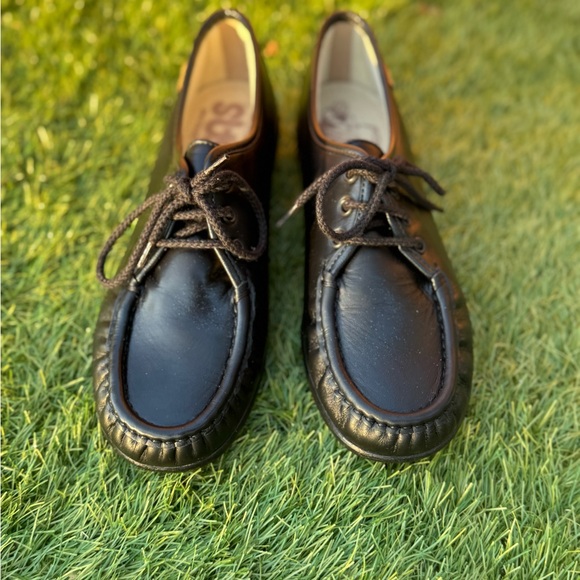 SAS Siesta Black Leather Women’s Shoes Size 7.5M Brand New in Box - Picture 9 of 16